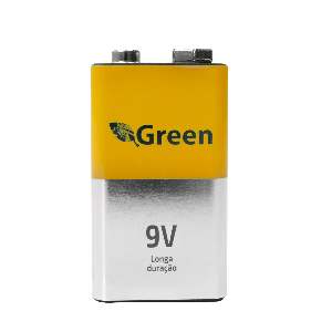 BATERIA 9V 500MA - RECARREGAVEL C/ CARGA