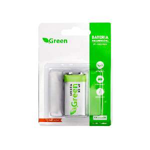 BATERIA 9V RECARREGAVEL 300MAH