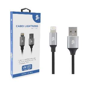 CABO P/ IPHONE USB 1,2M ALUM PREMIUM